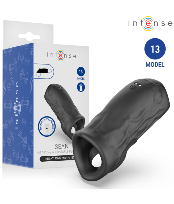 INTENSE - SEAN ANELLO PER PENE VIBRANTE REGOLABILE MODELLO 13