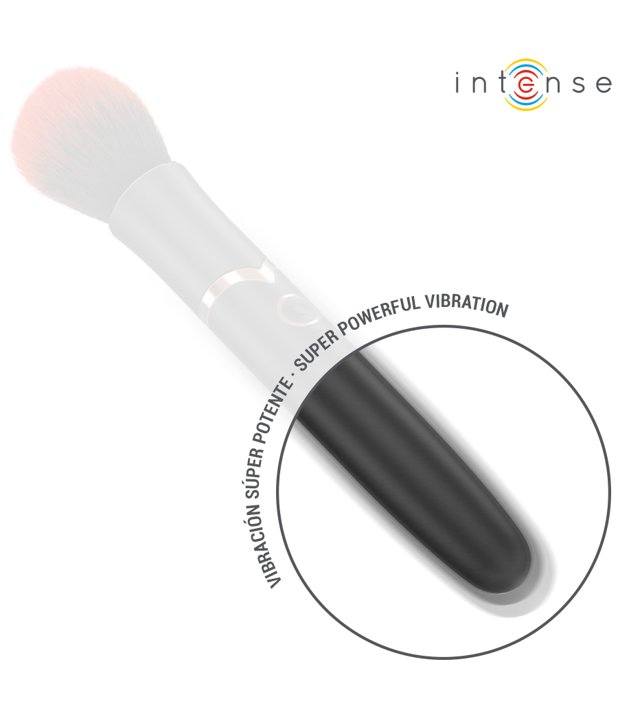 INTENSE - EMILIA ESCOVA VIBRATÓRIA 10 VIBRAÇÕES 16 CM