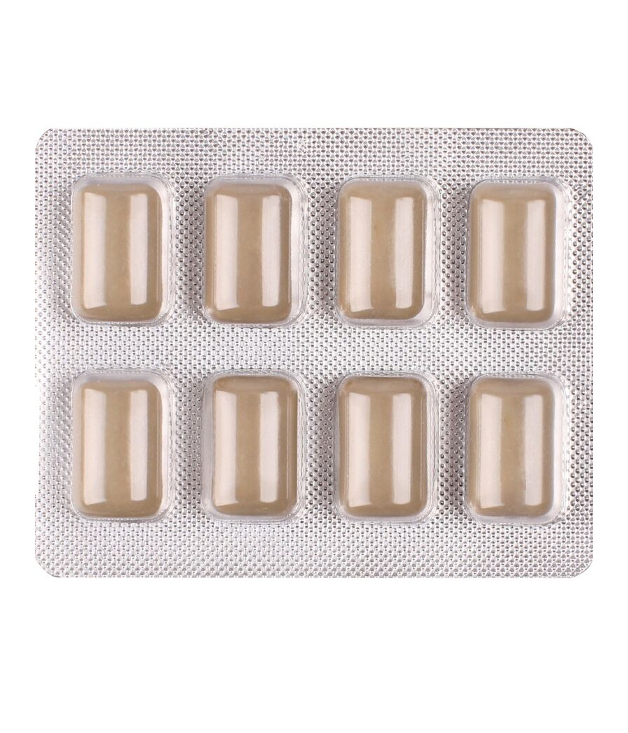 WUG OFF – Funktionelles Melatonin & Baldrian-Lakritz-Kaugummi, 8 Stück