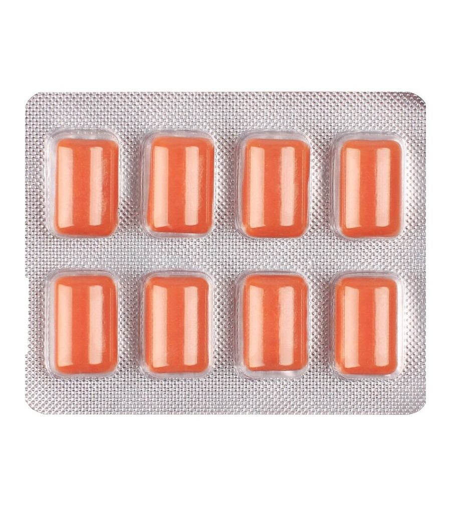 WUG MULTIVIT - MULTIVITAMINICO FUNZIONALE AL GUSTO TROPICALE, BLISTER DI GOMME DA MASTICARE, 8 PEZZI
