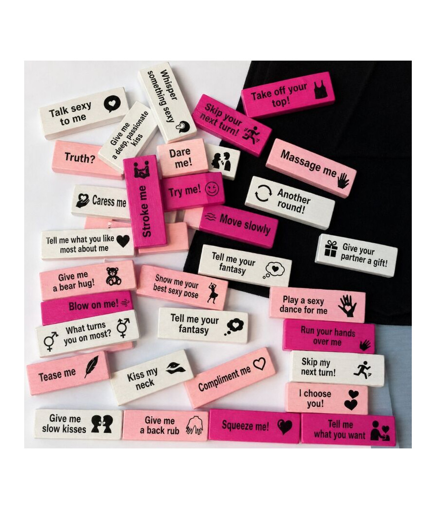 DIABLO PICANTE - BAG OF 16 LOVE BLOCKS - ENGLISH VERSION