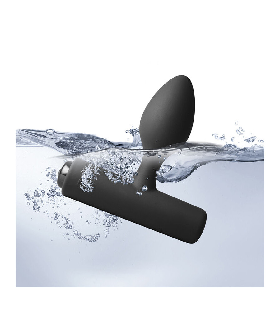 ROCKS-OFF - NOVA SOLARIS PLUG ANAL FINO RECARGABLE 16 FUNCIONES NEGRO