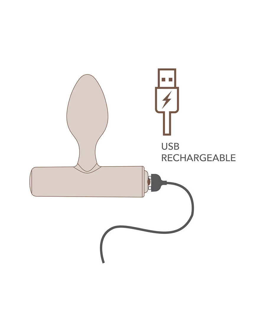 ROCKS-OFF - NOVA SOLARIS RECHARGEABLE SLIM & POWERFUL ANAL PLUG 16 FUNCTION BLACK