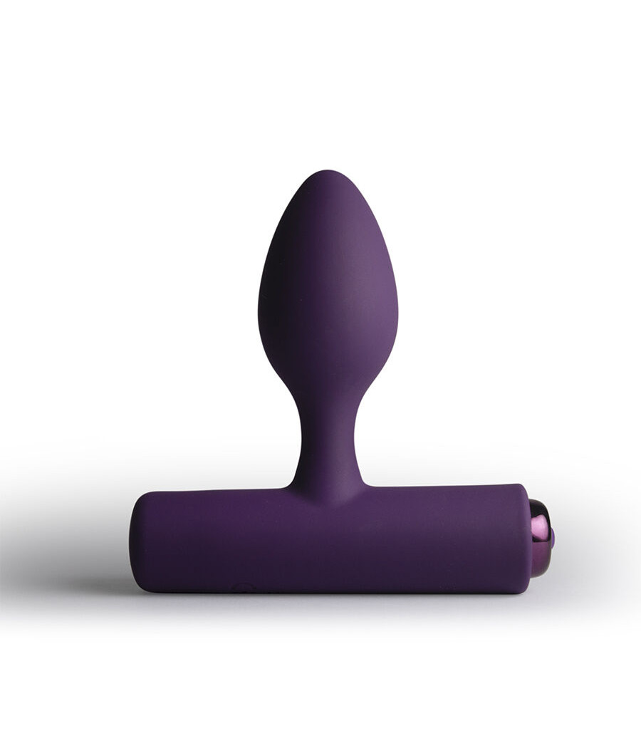 ROCKS-OFF - NOVA SOLARIS RECHARGEABLE SLIM & POWERFUL ANAL PLUG 16 FUNCTION PURPLE