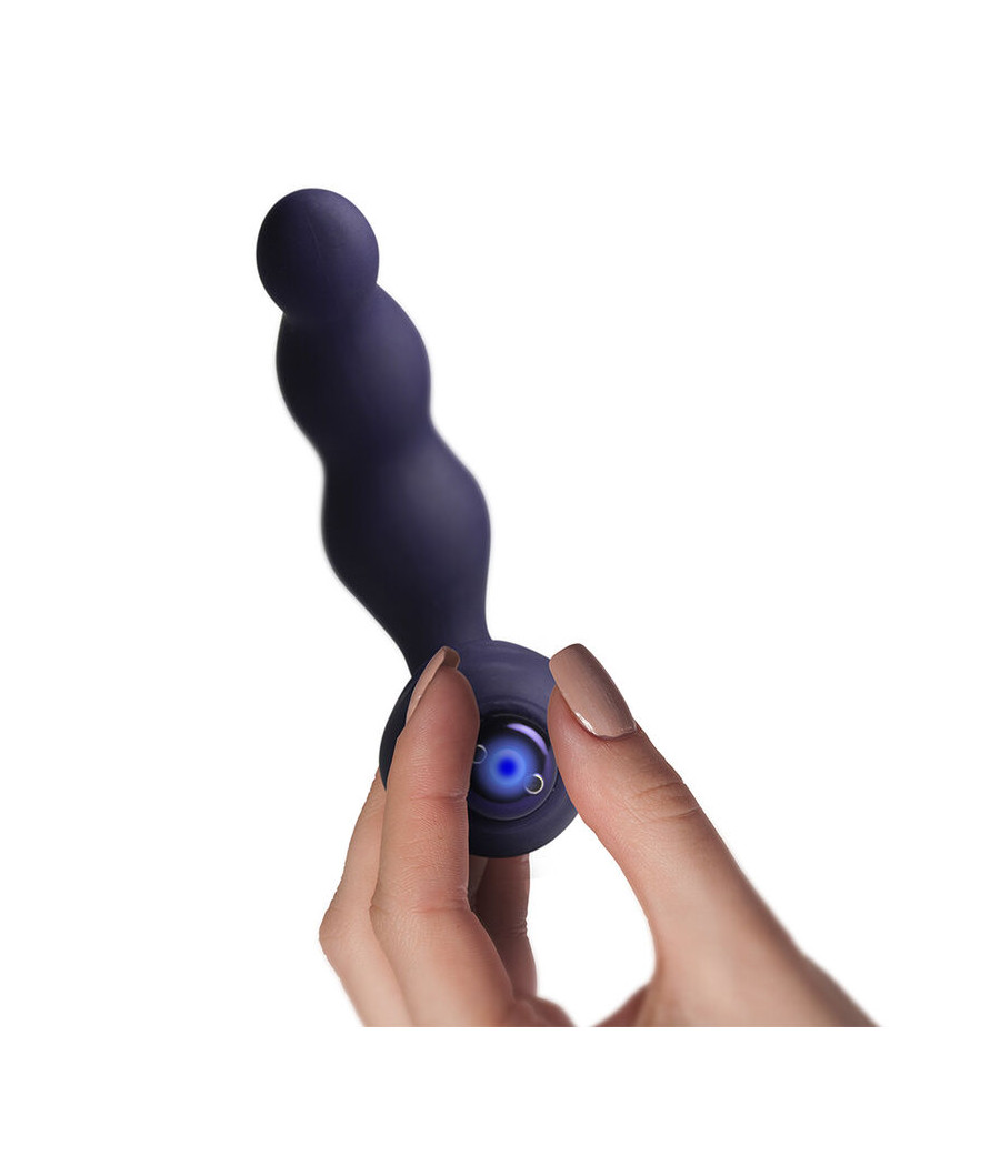 ROCKS-OFF - MINI BAGUETTE RECHARGEABLE 16 FONCTIONS ROSE PIVOINE