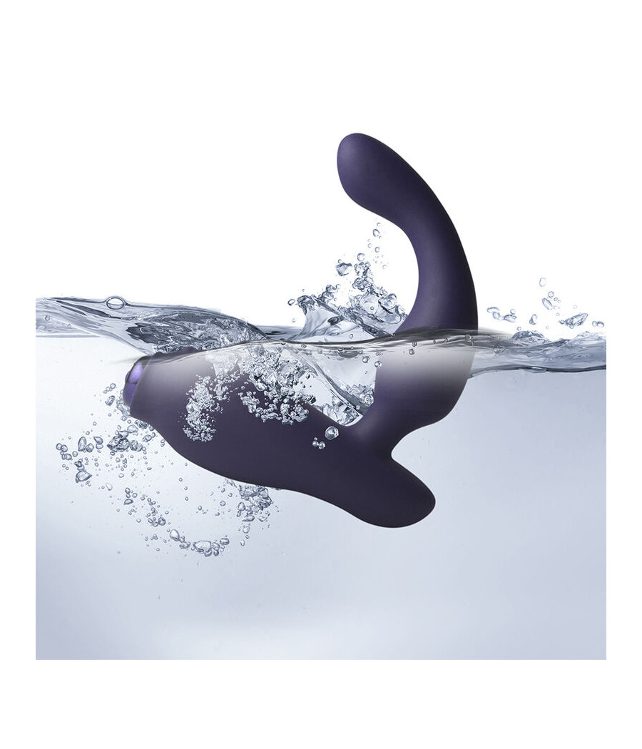 ROCKS-OFF - MINI BAGUETTE RECHARGEABLE 16 FONCTIONS ROSE PIVOINE