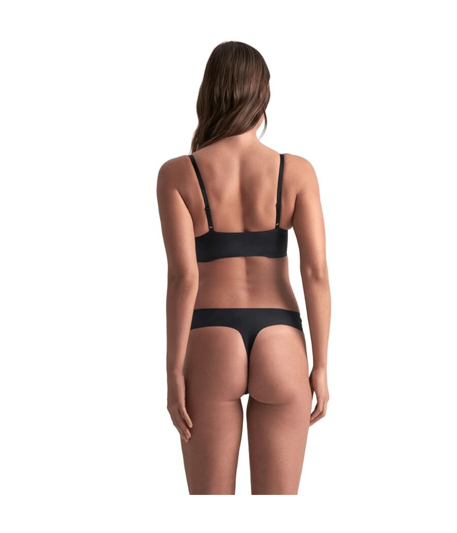 BYE-BRA - PACK 2 TANGAS INVISIBLES BEIGE Y NEGRO TALLA M