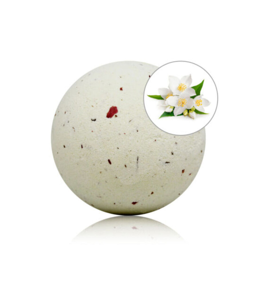 TALOKA - JASMINE SCENTED BATH BOMB WITH ROSE PETALS