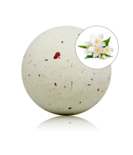 TALOKA - BOMBA DE BANHO PERFUMADA DE JASMIM COM PÉTALAS DE ROSA