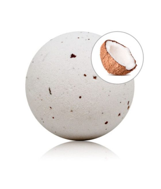 TALOKA - BOMBA DE BANHO PERFUMADA DE COCO COM PÉTALAS DE ROSA