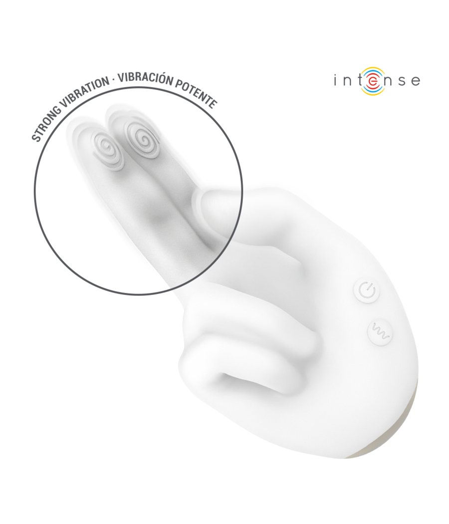 INTENSE - JIMMY STIMOLATORE MULTIFUNZIONE A FORMA DI MANO CON VIBRAZIONE E CALORE