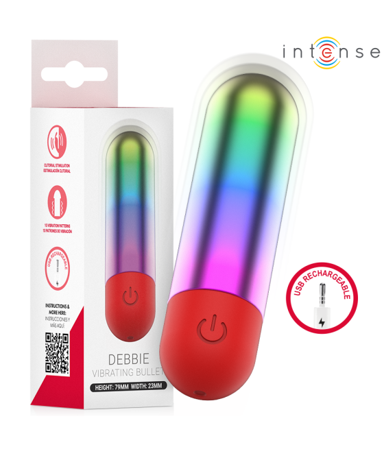 INTENSE - DEBBIE RAINBOW CLITORIS VIBRANT BALLE