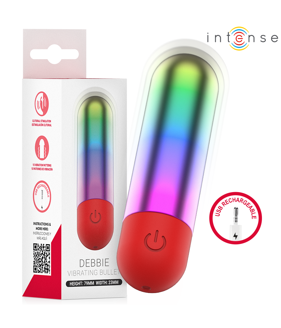 INTENSE - DEBBIE RAINBOW CLITORIS VIBRANT BALLE