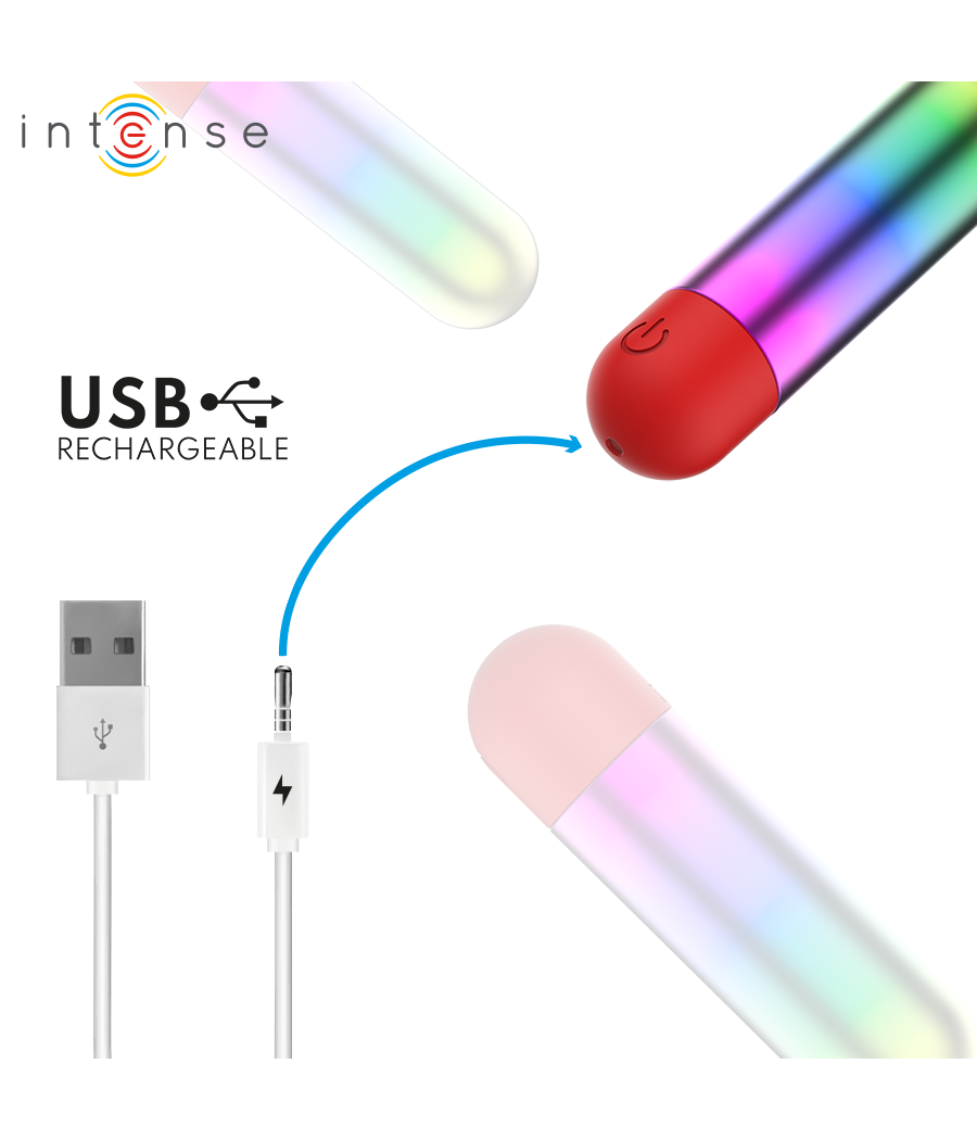 INTENSE - DEBBIE RAINBOW CLITORIS VIBRANT BALLE
