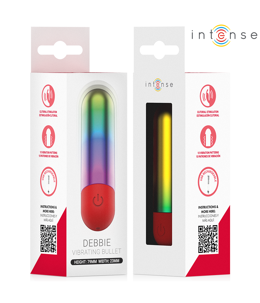 INTENSE - DEBBIE RAINBOW CLITORIS VIBRATÓRIO BULLET