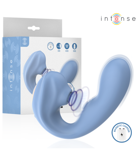 INTENSE - GINA STIMULATEUR CLITORIAL MULTIFONCTIONNEL BLEU