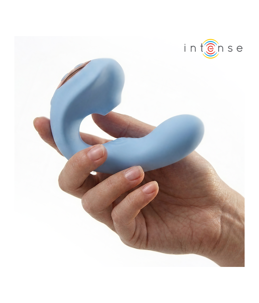 INTENSE - GINA MULTIFUNCTION CLITORAL STIMULATOR BLUE