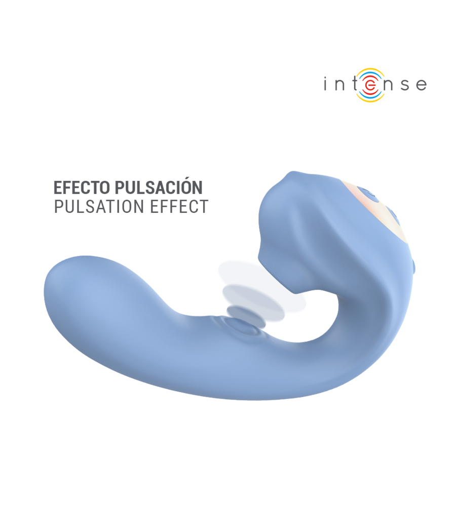 INTENSE - GINA MULTIFUNCTION CLITORAL STIMULATOR BLUE