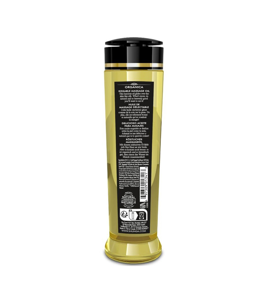 SHUNGA - ORGANIC MASSAGE OIL RASPBERRY FEELING 240 ML
