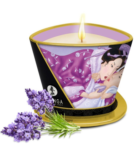SHUNGA - MASSAGE CANDLE LAVANDER 170 ML