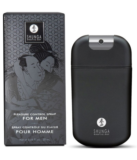 SHUNGA - SPRAY CONTRÔLE DU PLAISIR POUR HOMMES 20 ML