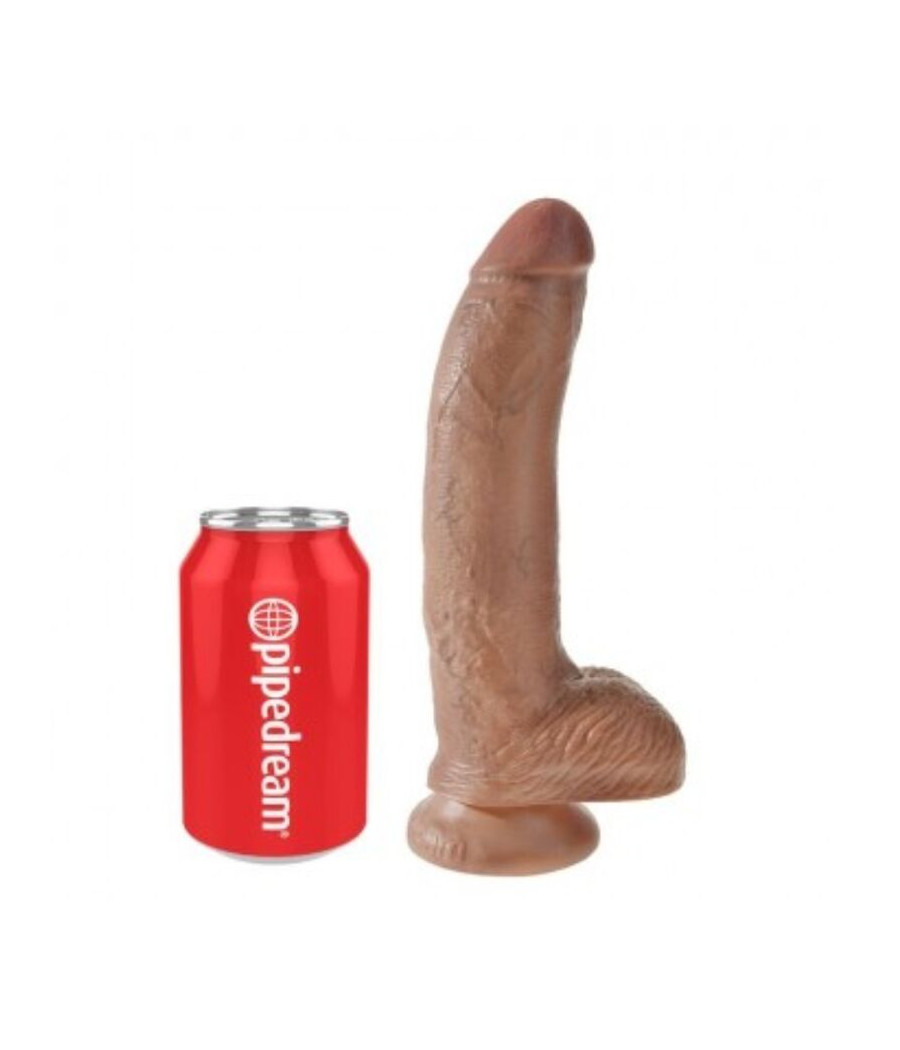 KING COCK - DILDO REALÍSTICO CON TESTÍCULOS 22,8 CM