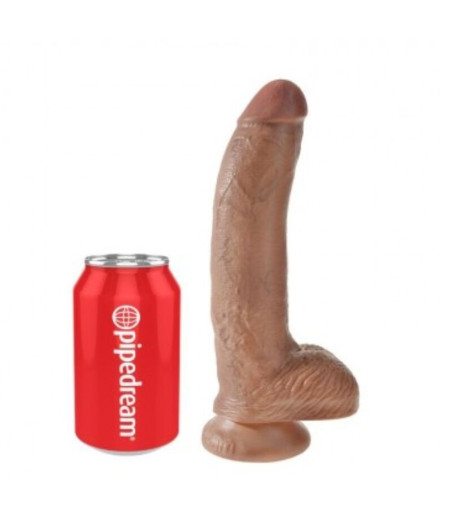 KING COCK - DILDO REALÍSTICO CON TESTÍCULOS 22,8 CM