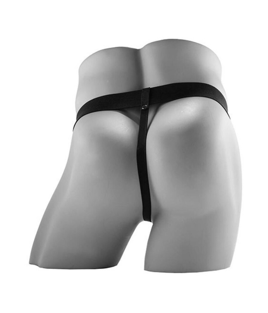 FETISH FANTASY SERIES - STRAP-ON VIBRANTE CAVO REALISTICO CON SFERE DA 17,8 CM