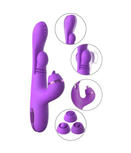 FANTASY FOR HER - INTIMOTION PULSE PRO VIBE RABBIT VIBRATOR LILA