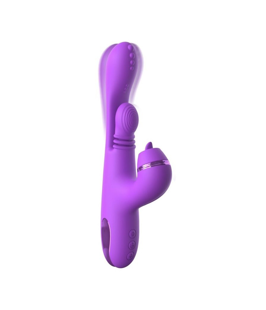FANTASY FOR HER - VIBRADOR COELHO INTIMOTION PULSE PRO VIBE ROXO
