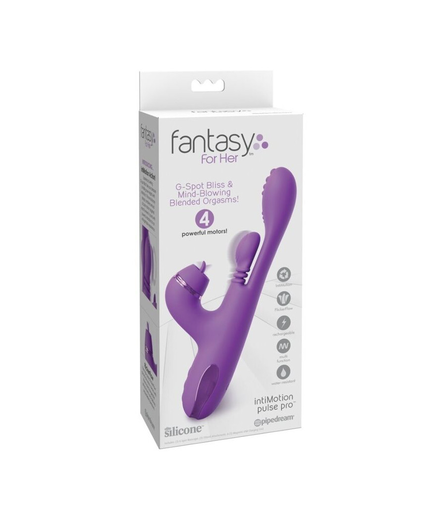FANTASY FOR HER - VIBRADOR RABBIT INTIMOTION PULSE PRO VIBE MORADO