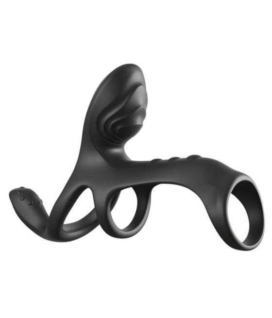 FANTASY C-RINGZ - ULTIMATE COUPLES CAGE MAX VIBRATING COCK RING 19.5 CM