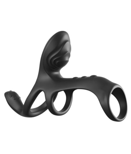 FANTASY C-RINGZ - GABBIA PER COPPIE DEFINITIVA, ANELLO VIBRANTE PER PENE MAX 19,5 CM