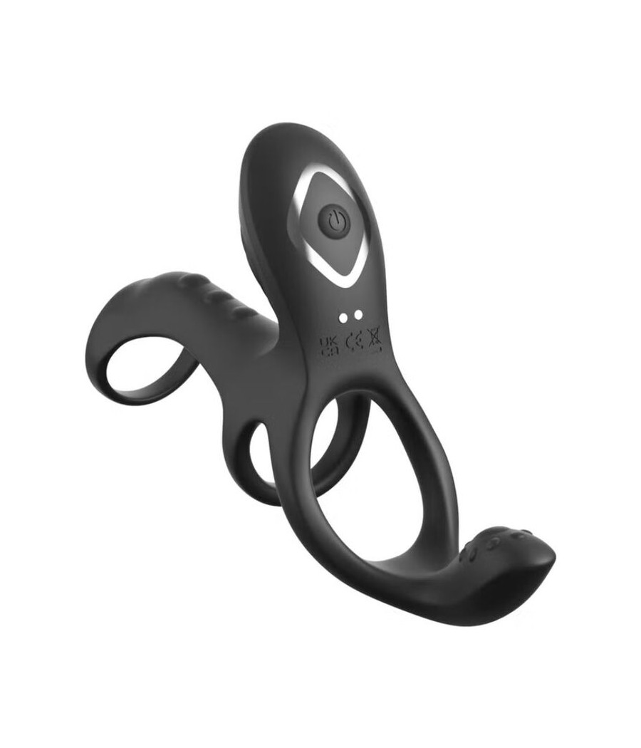 FANTASY C-RINGZ - ULTIMATE COUPLES CAGE MAX VIBRATING COCK RING 19.5 CM