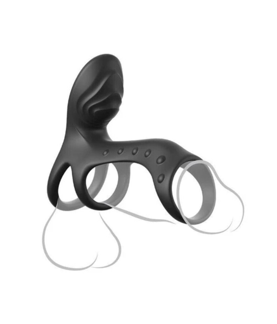 FANTASY C-RINGZ - ANNEAU PÉNIS VIBRANT ULTIMATE COUPLES CAGE PRO 19,5 CM