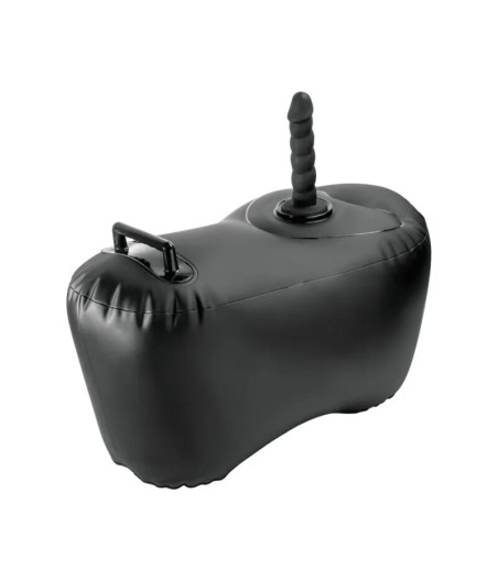 FETISH FANTASY SERIES - SILLÓN HINCHABLE BODY DOCK CON DILDO 69,2 CM NEGRO