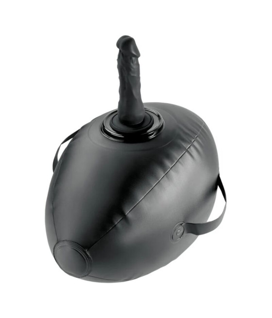 FETISH FANTASY SERIES - HINCHABLE BODY DOCK CON DILDO NEGRA 41.9 CM