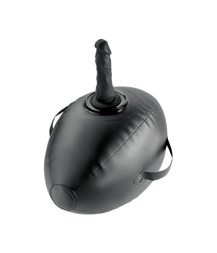 FETISH FANTASY SERIES - BODY DOCK BOLA DE AMOR INFLÁVEL COM DILDO PRETA 41,9 CM