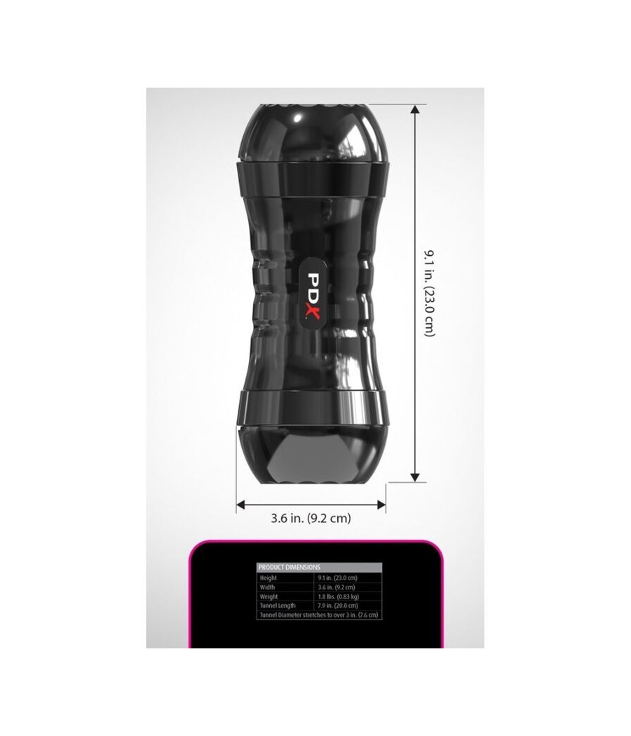 PDX EXTREME - WET PUSSIES MASTURBADOR REVERSIBLE SUPER FLIP-A-PUSSY OVER STROKER 21.6 CM