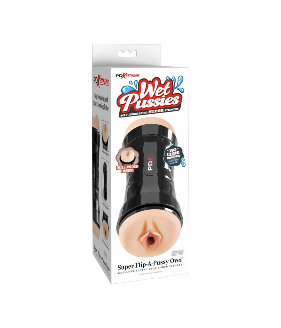 PDX EXTREME - MOLHADA - SUPER FLIP-A-PUSSY - MASTURBADOR REVERSÍVEL 21,6 CM