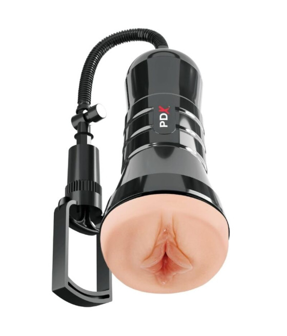 PDX EXTREME - WET PUSSIES SUPER SUCKER XXL LIGHT VAGINA STROKER WITH SUCTION 27.3 CM