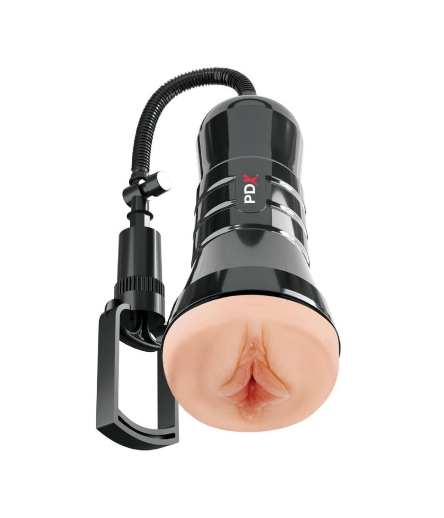 PDX EXTREME - WET PUSSIES SUPER SUCKER XXL LIGHT VAGINA STROKER WITH SUCTION 27.3 CM