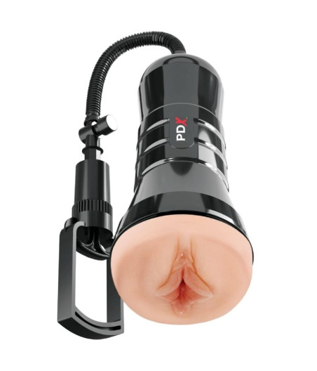 PDX EXTREME - WET PUSSIES SUPER SUCKER XXL LIGHT VAGINA STROKER WITH SUCTION 27.3 CM