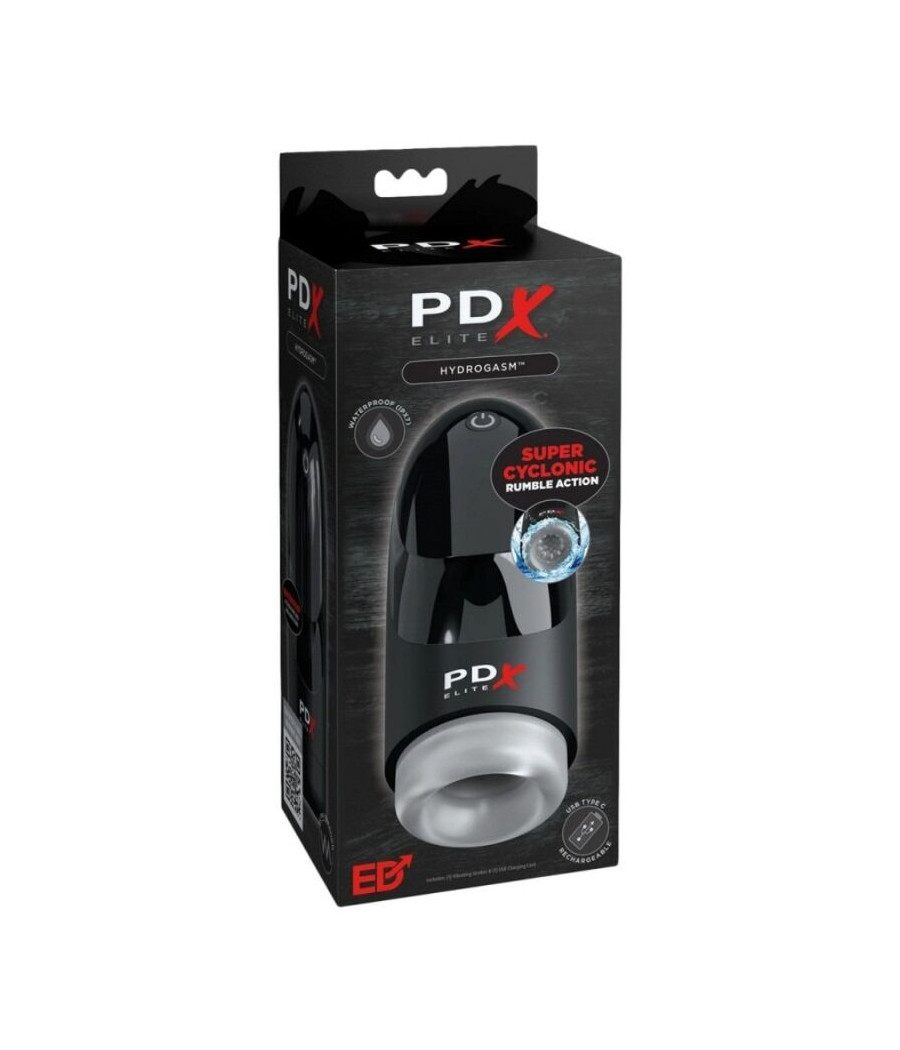 PDX ELITE - MASTURBATORE VIBRANTE CICLONICO IDROGASM 20 CM