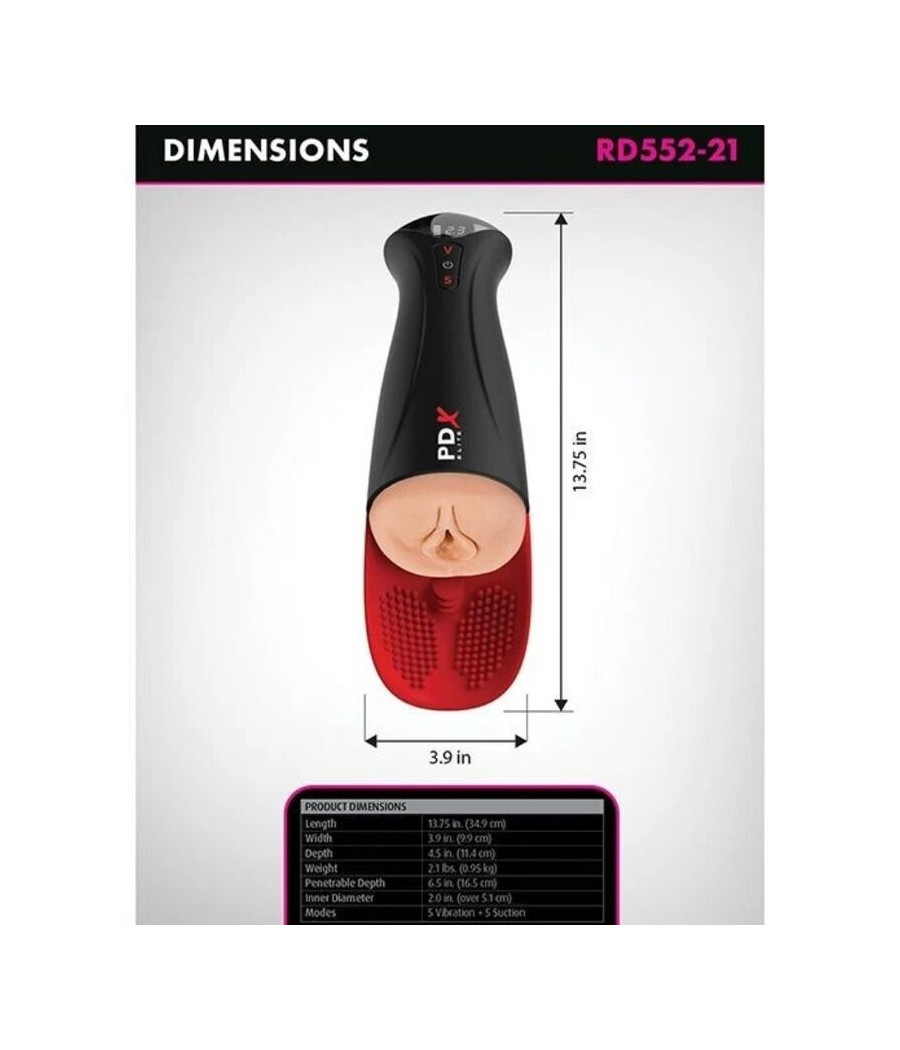PDX ELITE - FUCK-O-MATIC PRO XL MASTURBADOR AUTOMÁTICO 42 CM