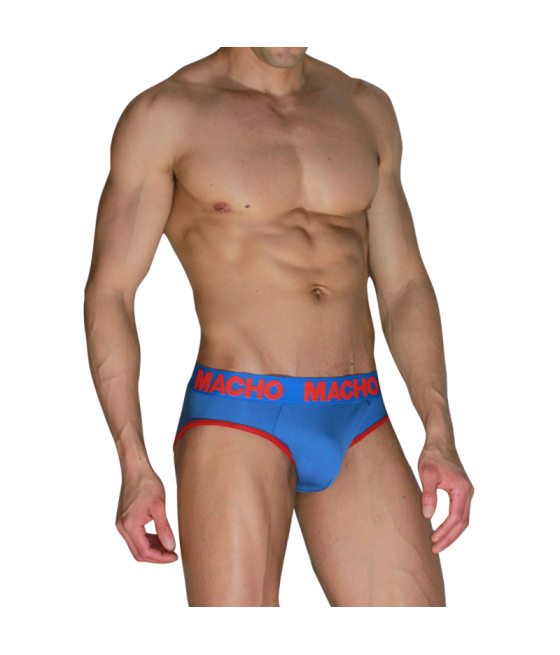 MACHO - MCH005 CLASSIC SLIP BLAU + ROT M