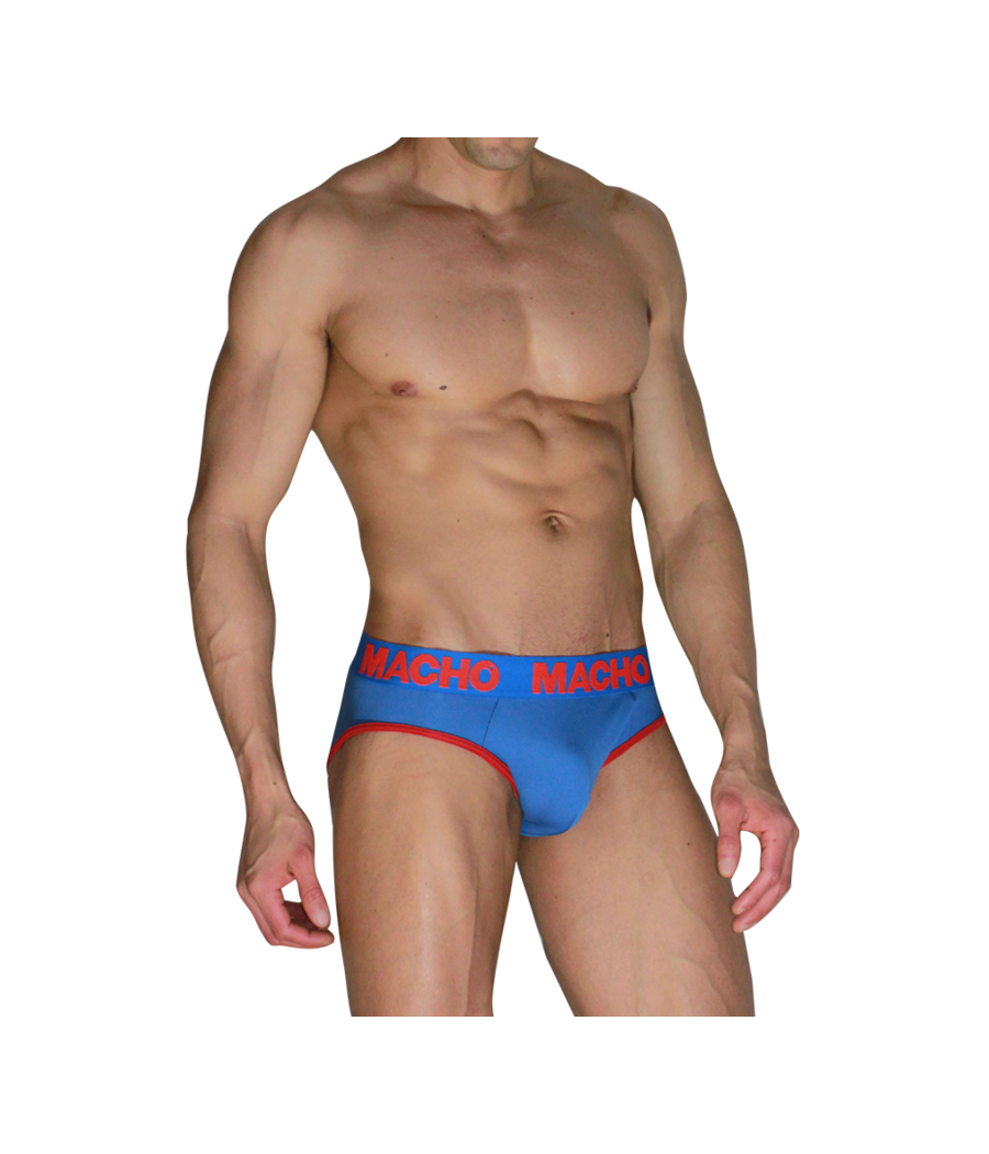 MACHO - MCH005 CLASSIC SLIP BLUE + RED M
