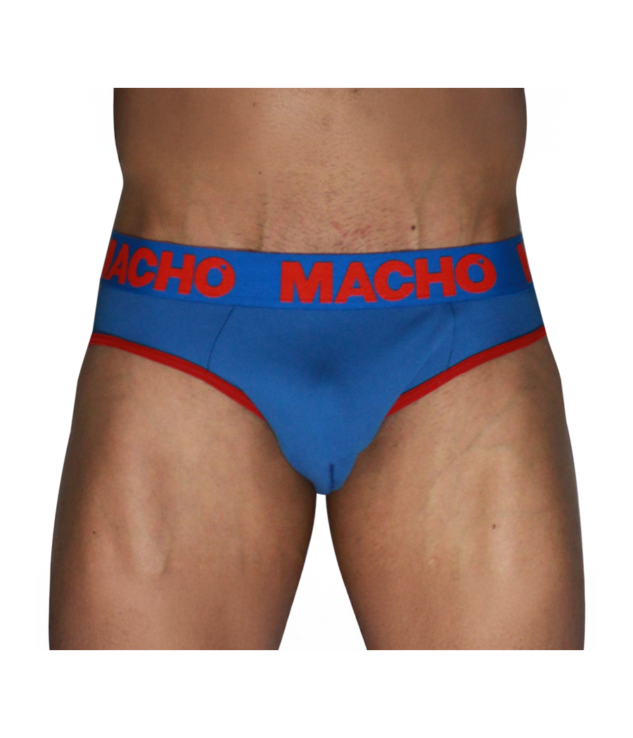 MACHO - MCH005 CLASSIC SLIP BLEU + ROUGE M