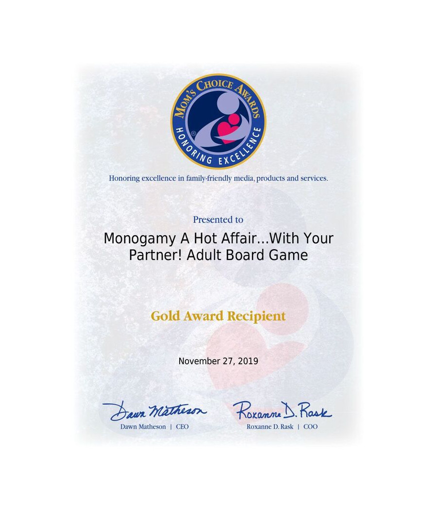 MONOGAMY - GIOCO DI COPPIE AD ALTO CONTENUTO ER TICO