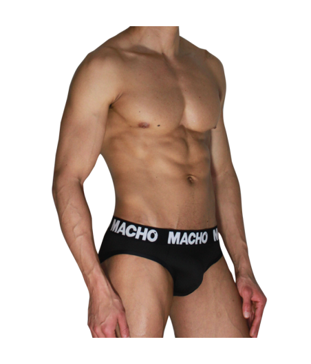 MACHO - MCH007 CLASSIC SLIP SCHWARZ + SCHWARZ L